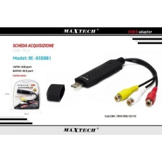 scheda acquisizione usb maxtech