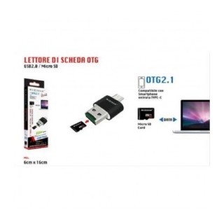 Otg type c usb espandibile micro sd maxtech