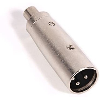 Adattatore audio mono cannon xlr M - rca F sound sation