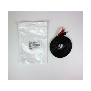 Cavo audio stereo jack 3,5mm M - 2x rca M 3mt linq