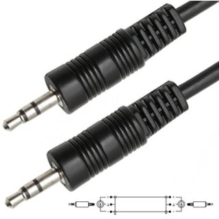 cavo audio stereo jack 3,5 mm M - jack 3,5 mm M 3mt linq