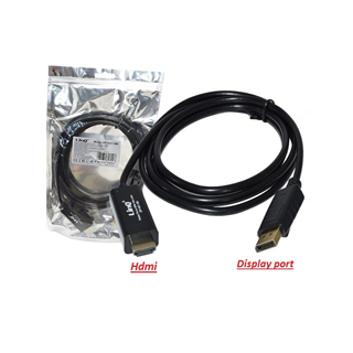 cavo video displayport dp - hdmi 1,8mt linq DP-HD