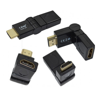 Adattatore da hdmi F - hdmi M (con rotazione a 360°)