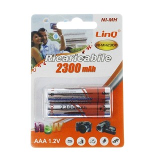 Batteria mini stilo ricaricabile linq ni-mh
