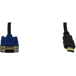 Cavo adattatore video VGA M - HDMI M 1,8mt