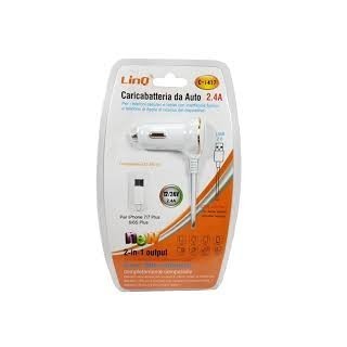 caricabatteria da auto linq c-tp427