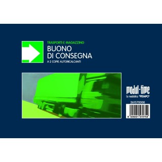 BLOCCO BUONI CONSEGNA CM.12X17 50 FG.CARTA CHIMICA 2 COPIE