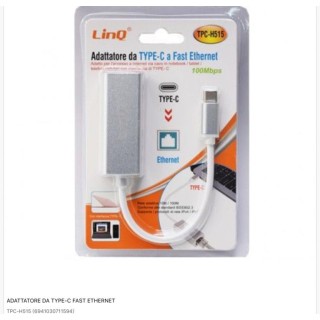 Adattatore da type C a fast ethernet