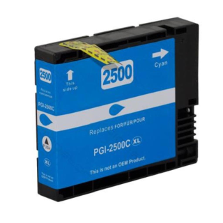 Cartuccia compatibile con Canon C-PGI2500 Ciano per le stampanti : MAXIFY Ib4050/Mb5050/Mb5350/Mb5450/Mb5150/Ib4150