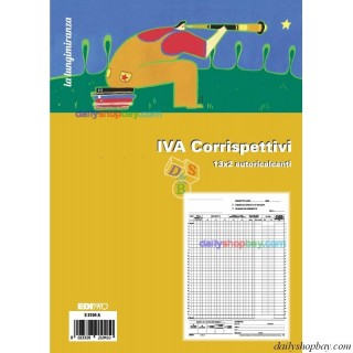 Edipro - Registro IVA prima nota fatture - 13 fogli - 230 x 297 mm - duplicato - senza carbonio 12 recensioni