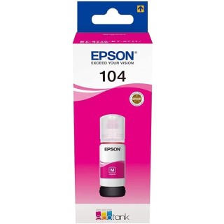 Originale Epson C13T00P340 Ecotank 104 Inchiostro Magenta