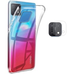 Cover per Oppo A73 custodia trasparente compatibile