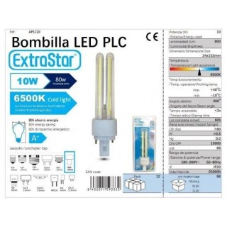 LAMPADA LED G24 10W LUCE FREDDA