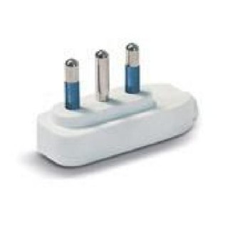 Presa volante elettrica bipasso bianca 10-16 A