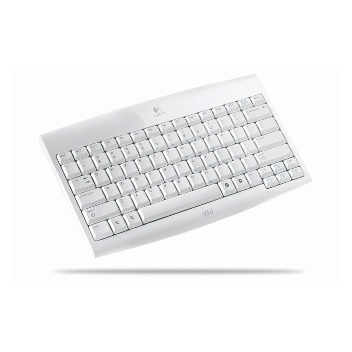 Logitech Cordless Keyboard for Wii tastiera RF Wireless Bianco