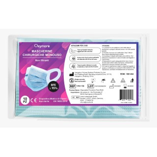 MASCHERINA CHIRURGICA 10 pz.