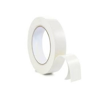 Rotolo nastro biadesivo 25x10 bianco trasparente