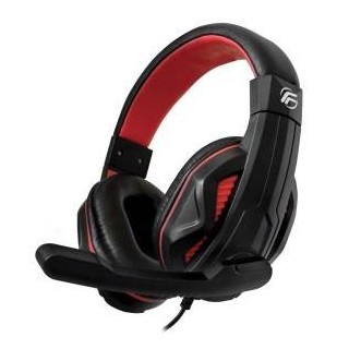 FENNER TECH CUFFIE GAMING SOUNDGAME + MICROFONO PC/CONSOLE RED