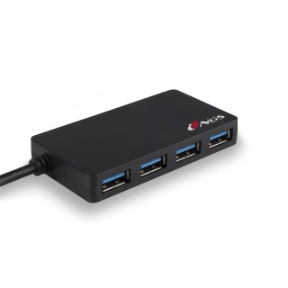 NGS iHub 3.0 USB 3.2 Gen 1 (3.1 Gen 1) Type-A 5000 Mbit s Nero