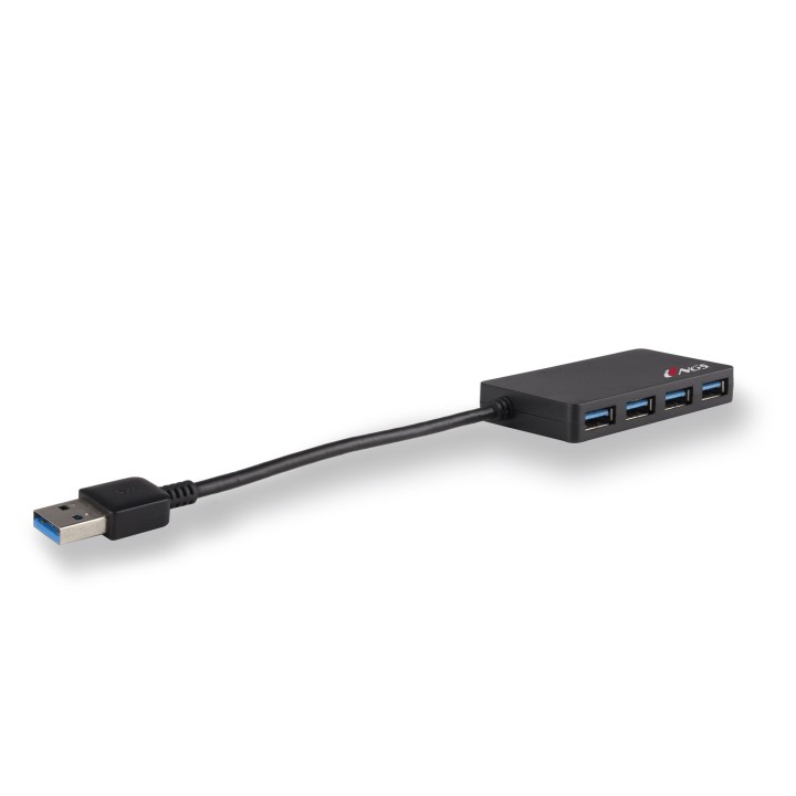NGS iHub 3.0 USB 3.2 Gen 1 (3.1 Gen 1) Type-A 5000 Mbit s Nero