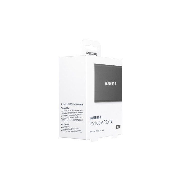 Samsung Portable SSD T7 2 TB Grigio