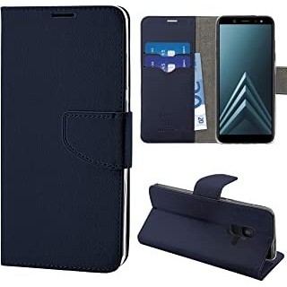 custodia a libro per samsung A6 2018 flip cover compatibile