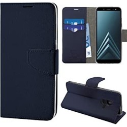 custodia a libro per samsung A6 2018 flip cover compatibile