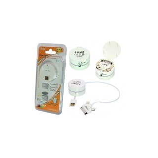 CAVO USB DATI CARICA RETRATTILE 3 IN 1 S6-3178
